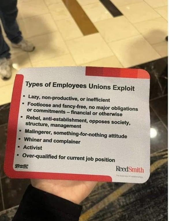 Malingerer something for nothing attitude Whiner and complainer N Activist Over qualified for current job position Lf Reed