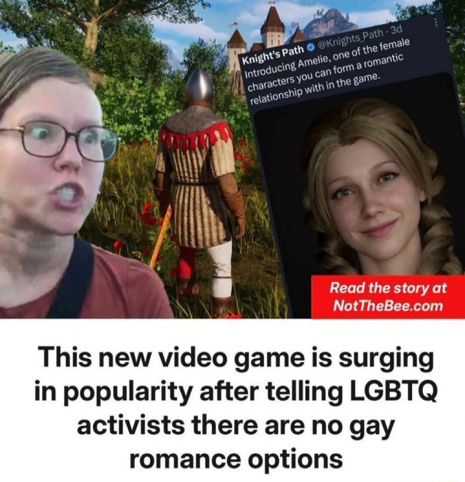 This new video game is surging in popularity after telling LGBTQ activists there are no gay romance options
