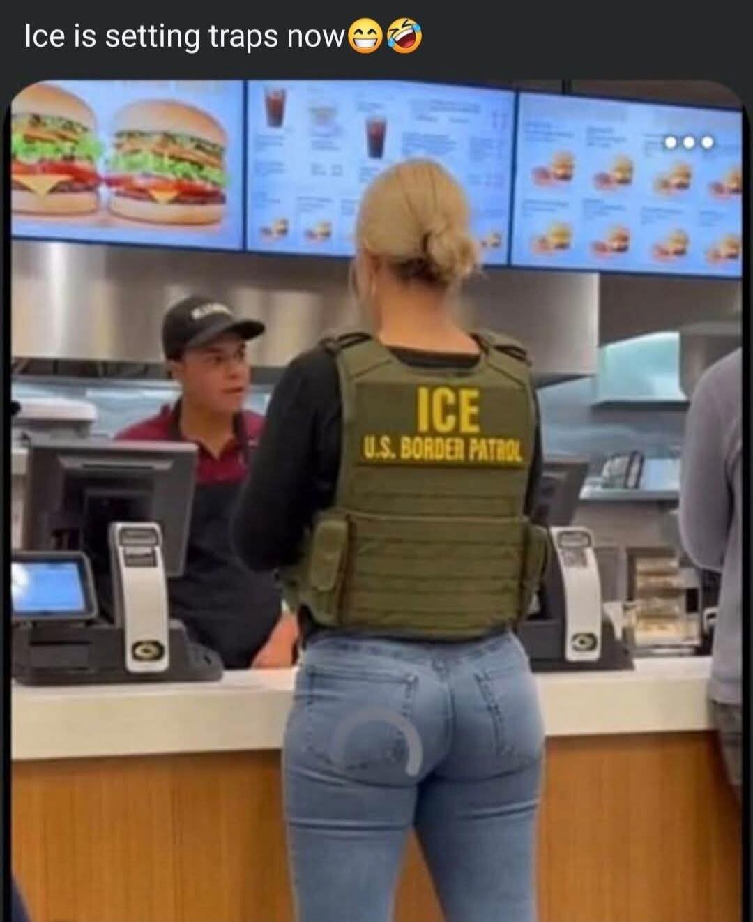 Ice is setting traps now😂🤣