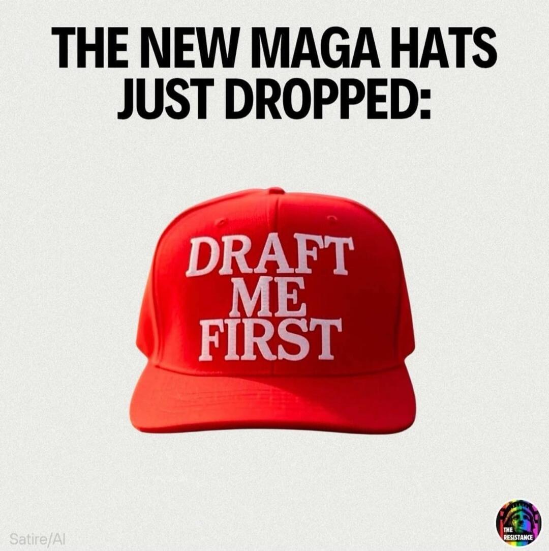 THE NEW MAGA HATS JUST DROPPED: DRAFT ME FIRST