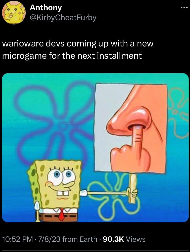 Anthony KirbyCheatFurby warioware devs coming up with a new microgame for the next installment 1052 PM 7823 from Earth 903K Views