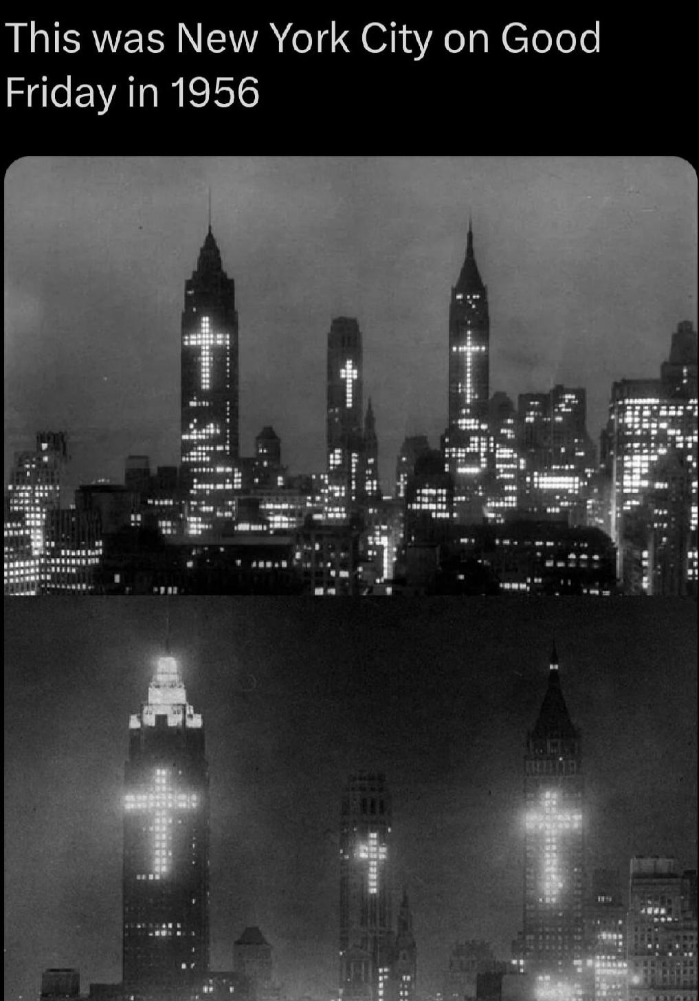 This was New York City on Good Friday in 1956