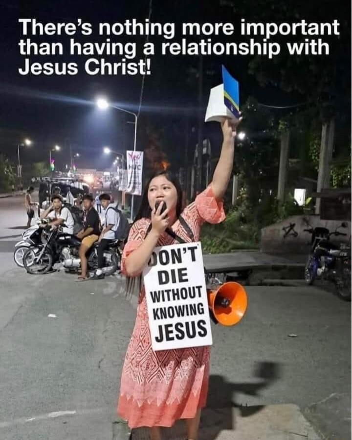 There’s nothing more important than having a relationship with Jesus Christ! DON'T DIE WITHOUT KNOWING JESUS
