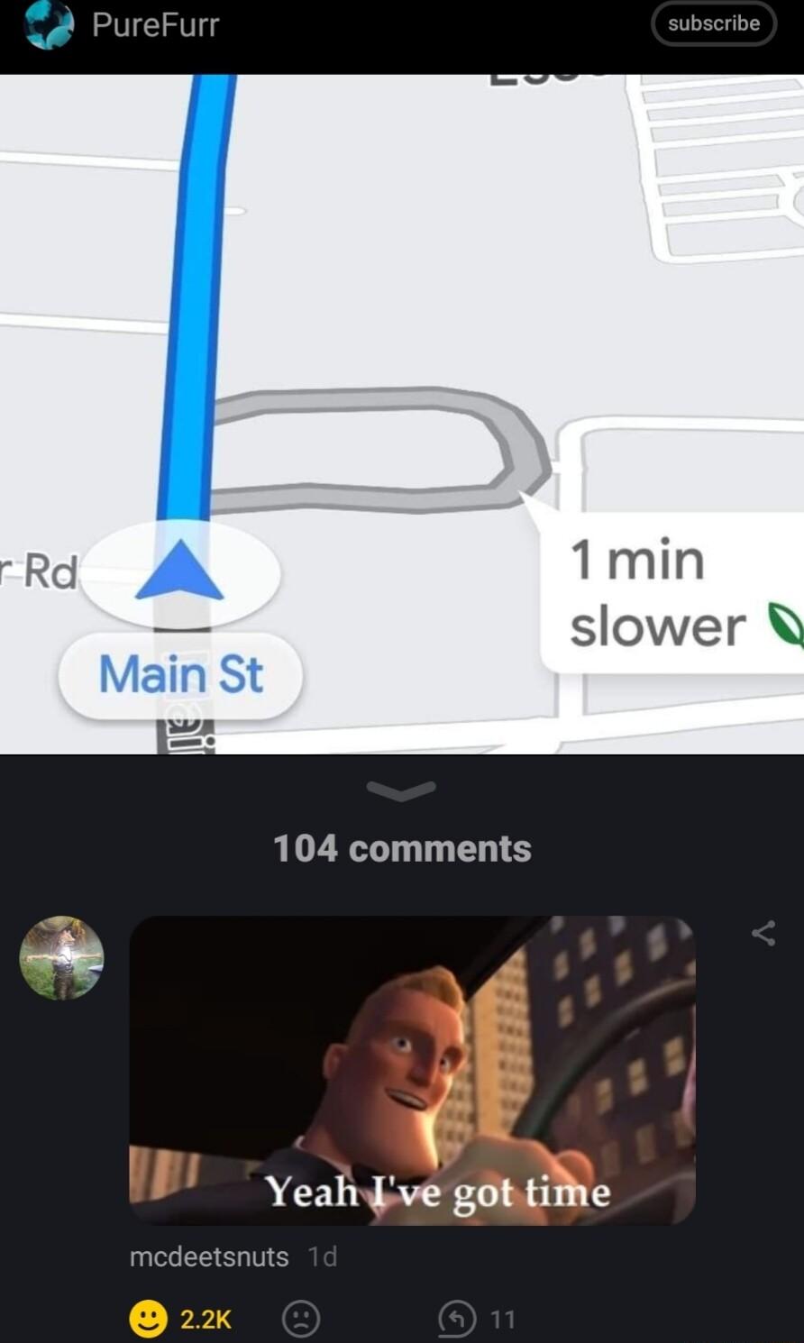 Rd A 1min slower 104 comments f Yeahve gottithe