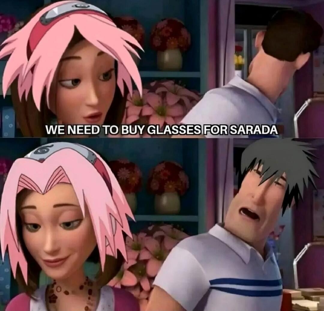 WE NEED TO BUY GLASSES FOR SARADA