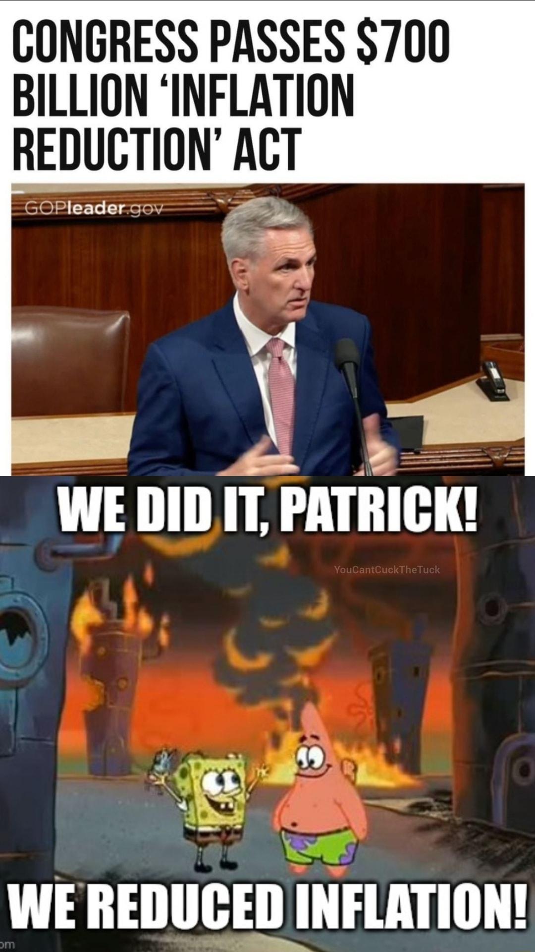 CONGRESS PASSES 700 BILLION INFLATION REDUCTIUN ACT e Ve A WE DID ITP TIIIGI 3 W WE IlEIIIlGEIlIIHATIIIH