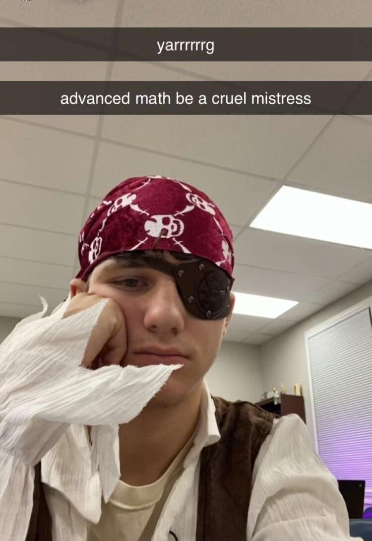 yarrriirg advanced math be a cruel mistress