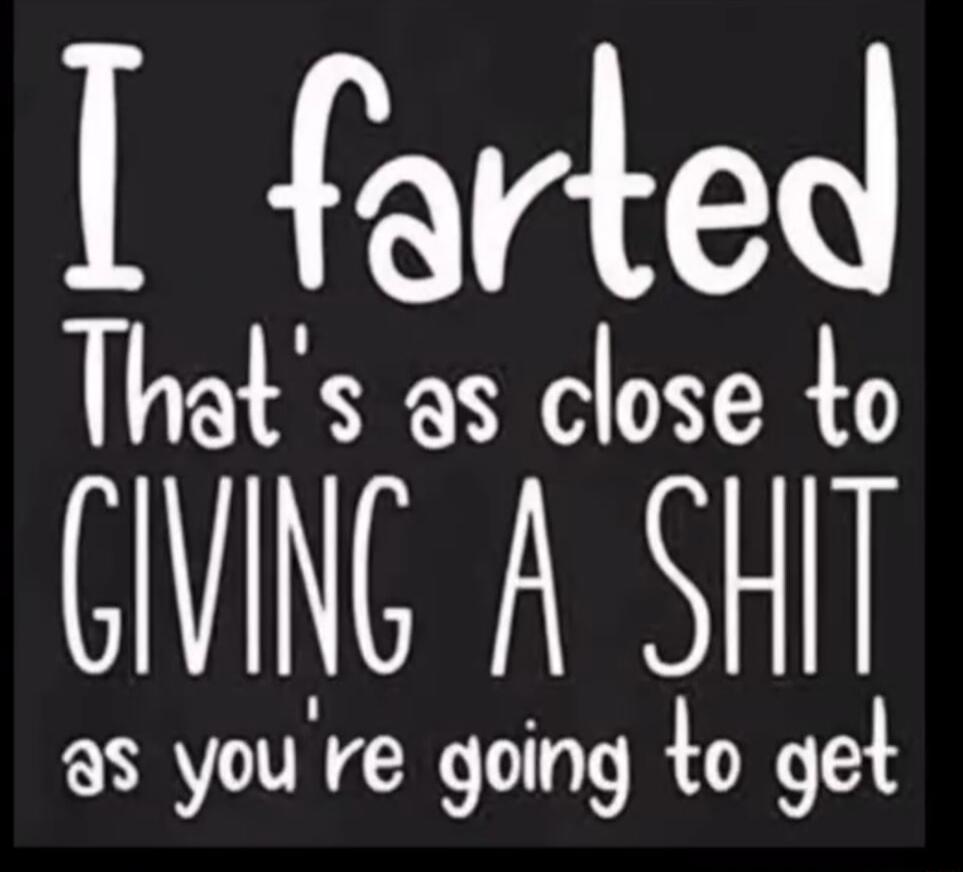 farted Thats ss close to VNG A SHIT as youre going to get