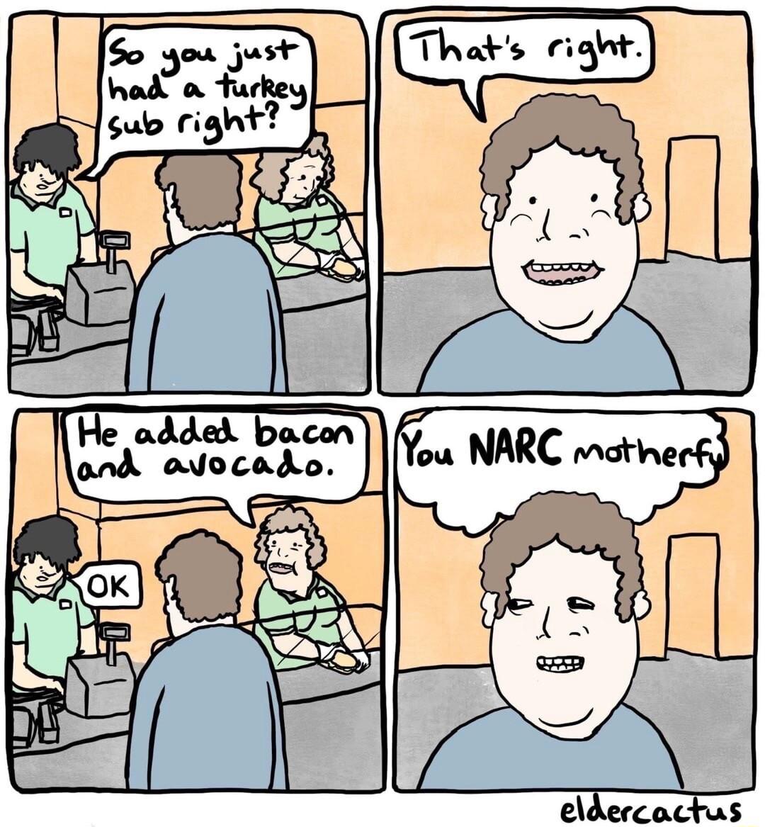 fou NARC mathe edercoctus