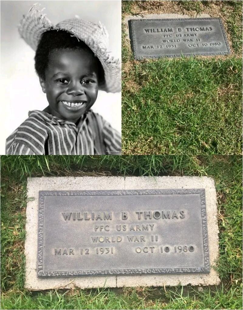 WILLIAM B THOMAS PFC US ARMY WORLD WAR II MAR 12 1931 OCT 10 1980