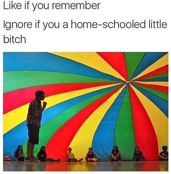Like if you remember Ignore if you a home schooled little bitch
