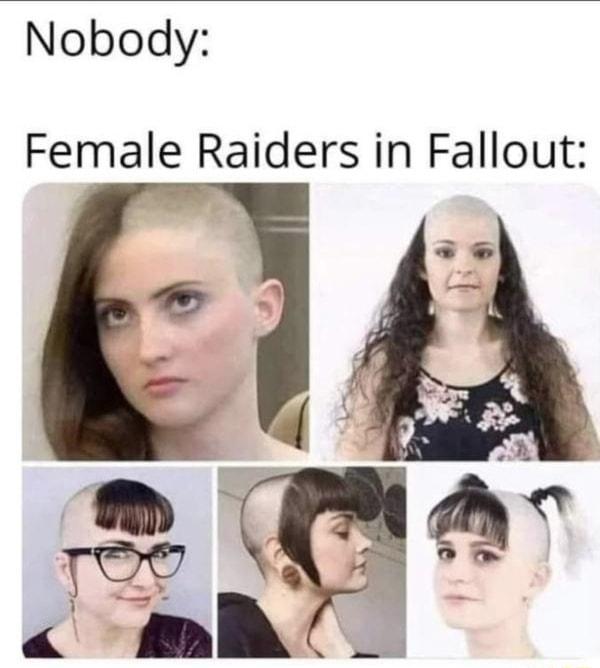 Nobody Female Raiders in Fallout