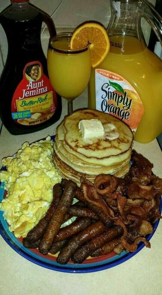 Aunt Jemima Butter Rich 36 OZ JUMBO SIZE Simply Orange Pulp Free