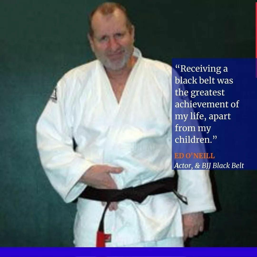 Receiving a black belt was the greatest achievement of my life apart from my children Actor BJJ Black Belt