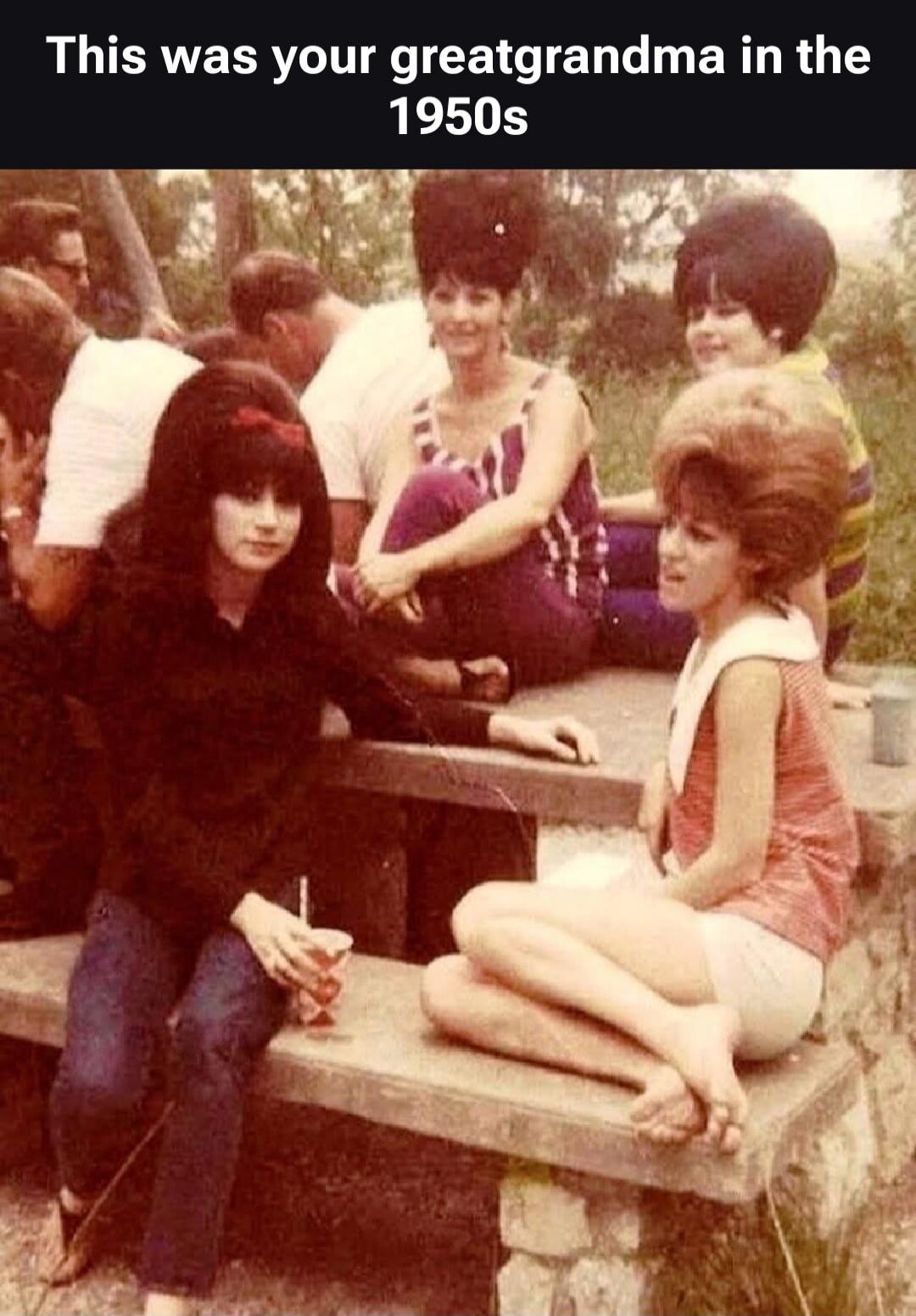 This was your greatgrandma in the 1950s