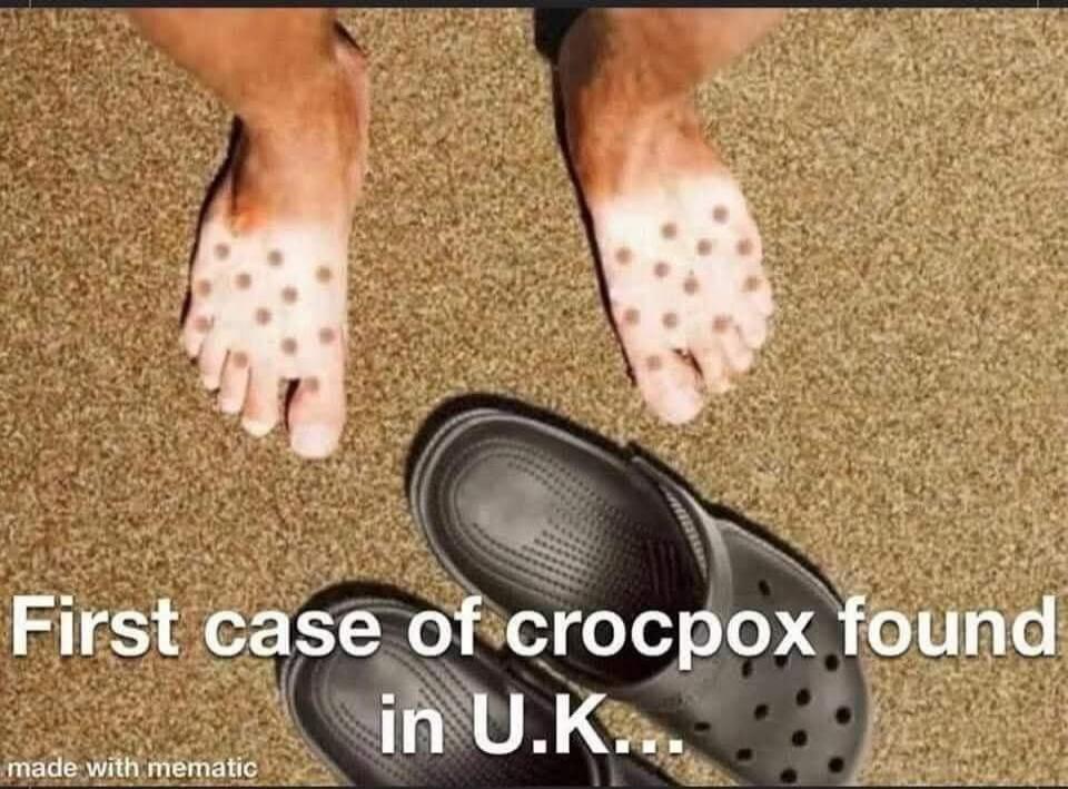 First case of crocpox found in U.K... made with mematic