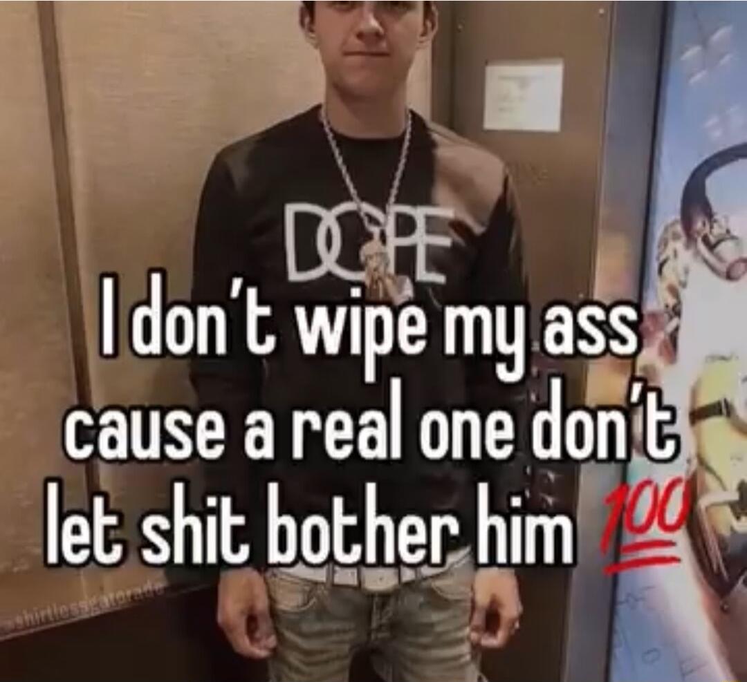 OO LA TERS cause a real one donit let shit hother him i