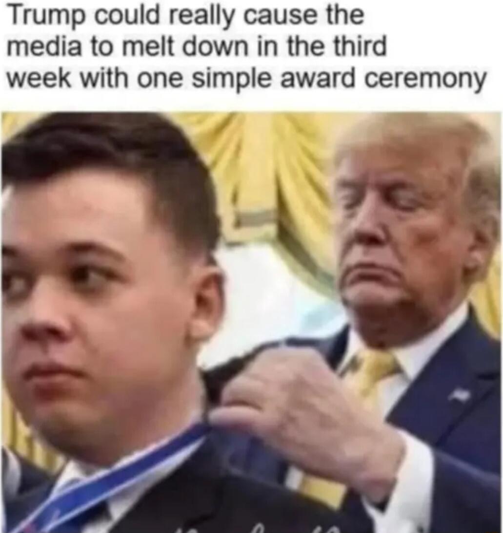 Trump could really cause the media to melt down in the third week with one simple award ceremony