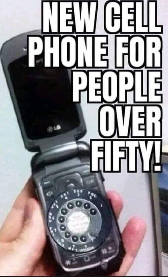 NEW CELL PHONE FOR PEOPLE OVER FIFTY!