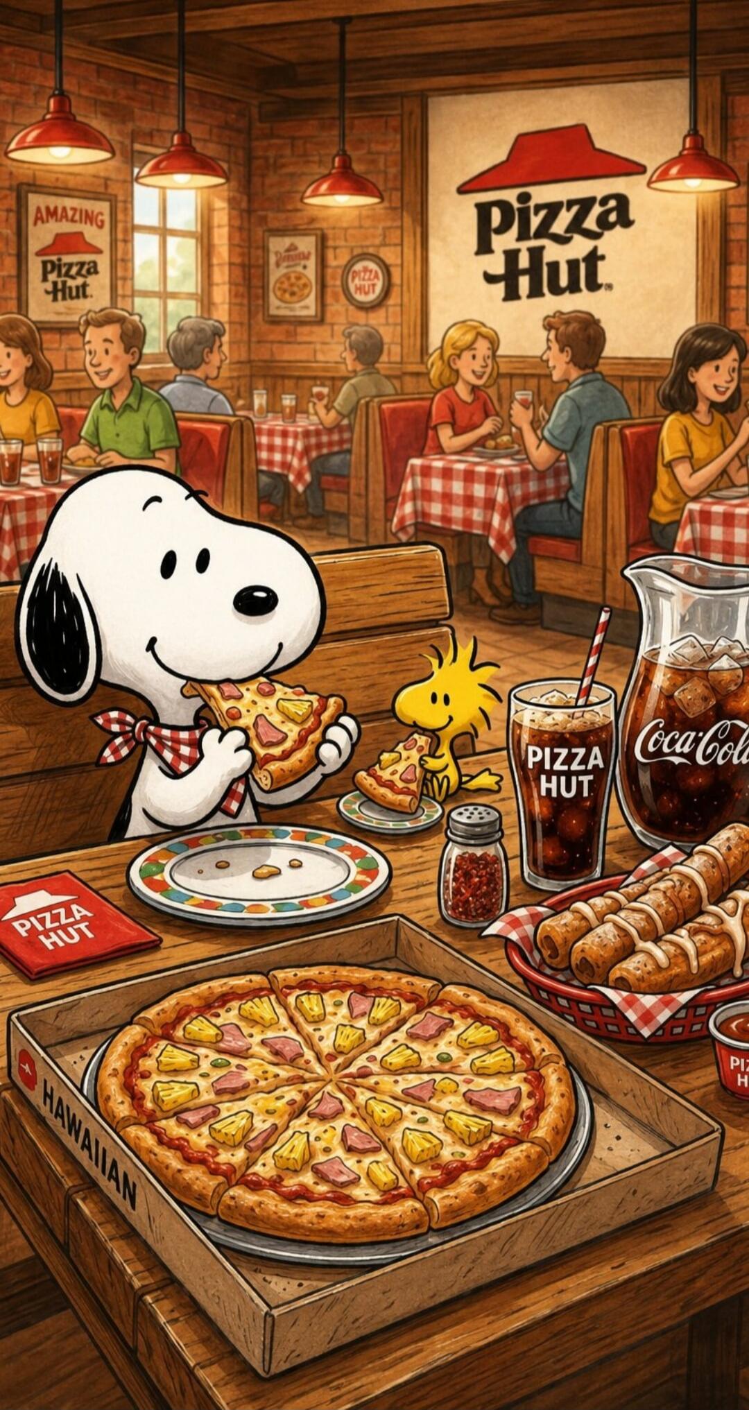 Pizza Hut Amazing Pizza Hut Hawaiian Coca-Cola