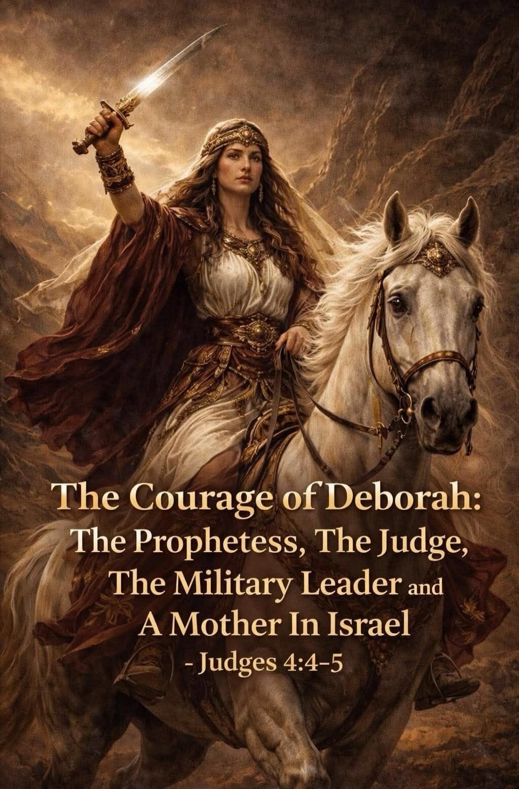 THE COURAGE of DEBORAH: The Prophetess, The Judge, The Military Leader and A Mother In Israel - Judges 4:4-5
