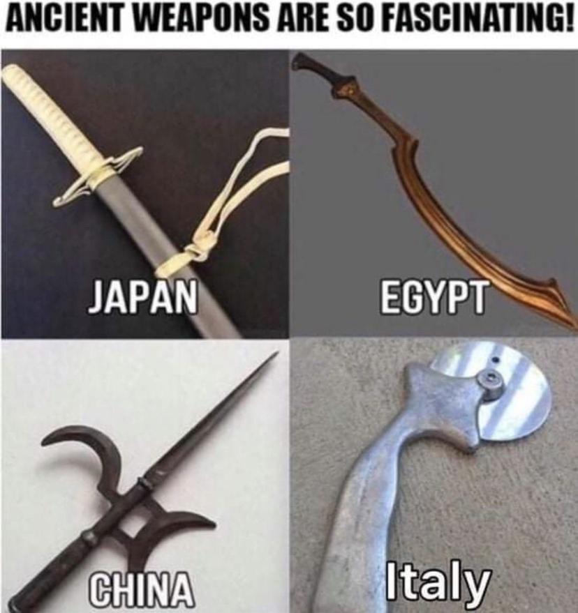 ANCIENT WEAPONS ARE SO FASCINATING