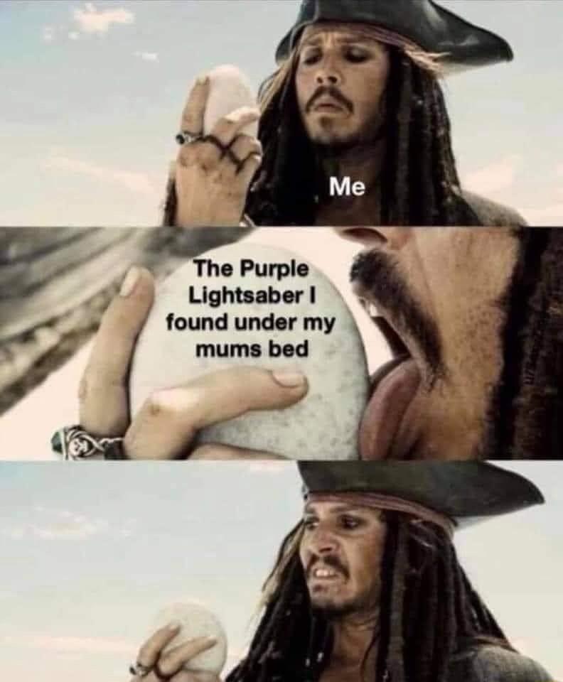 The Purple Lightsaber found under my
