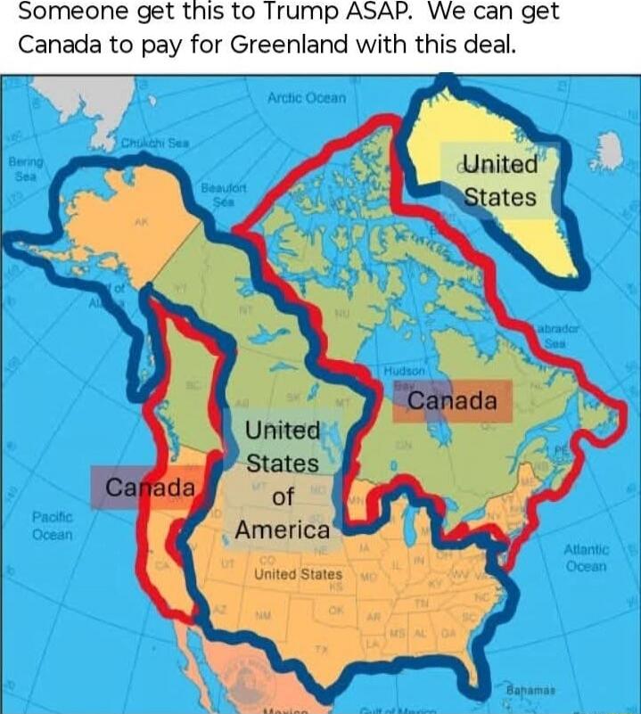 Someone get this to Trump ASAP. We can get Canada to pay for Greenland with this deal.