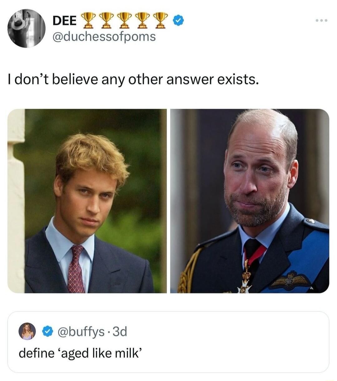ETTTTT o0 duchessofpoms I dont believe any other answer exists ebuffys 3d define aged like milk