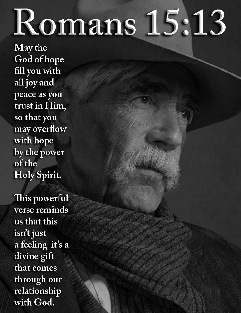 Romans 15:13 May the God of hope fill you with all joy and peace as you trust in Him, so that you may overflow with hope by the power of the Holy Spirit. This powerful verse reminds us that this isn't just a feeling-it's a divine gift that comes through our relationship with God.
