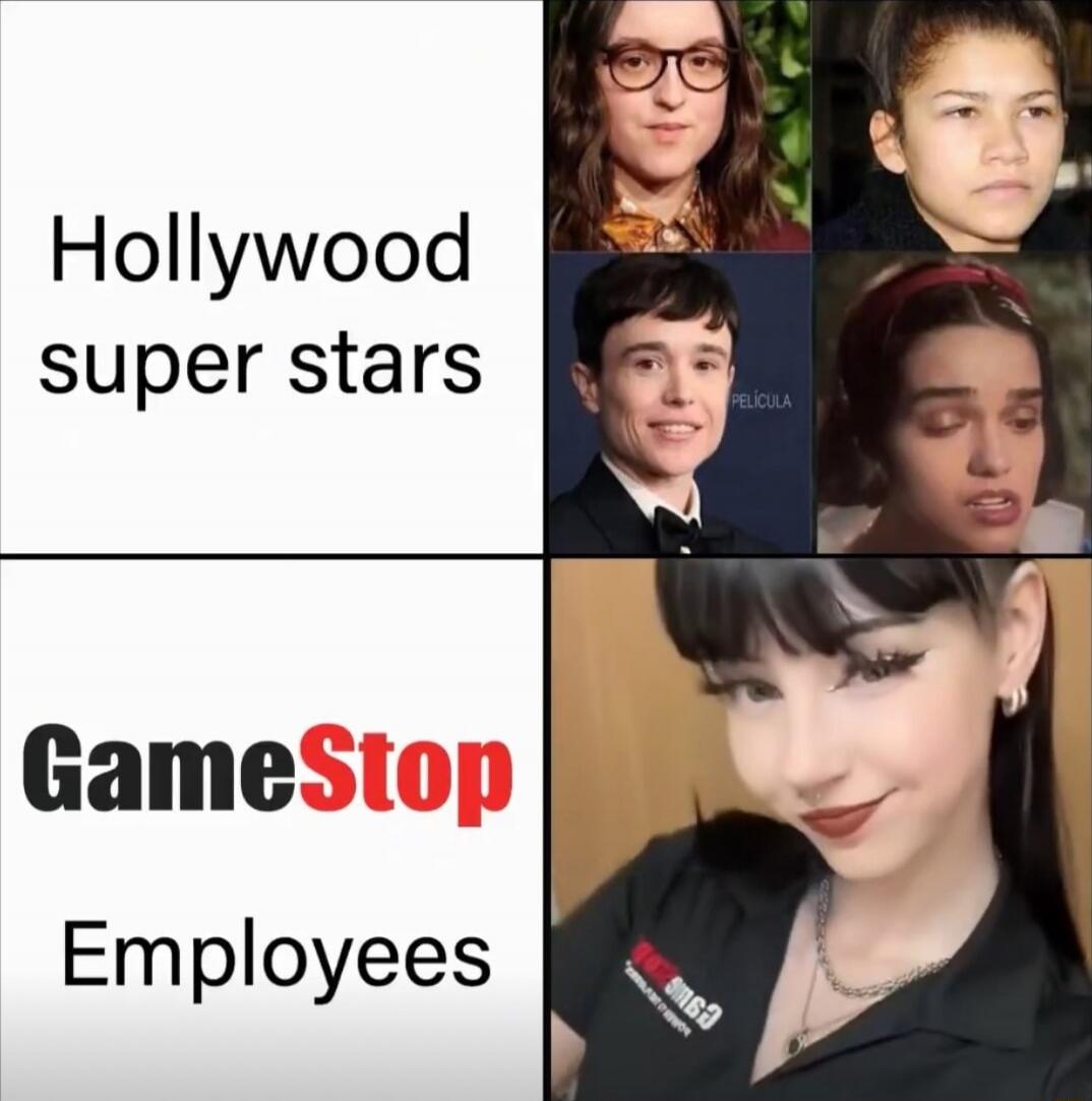 Hollywood super stars
GameStop Employees
