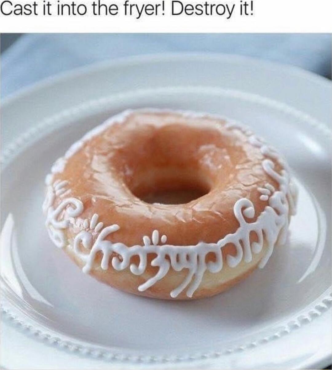 Cast It into the fryer Destroy it