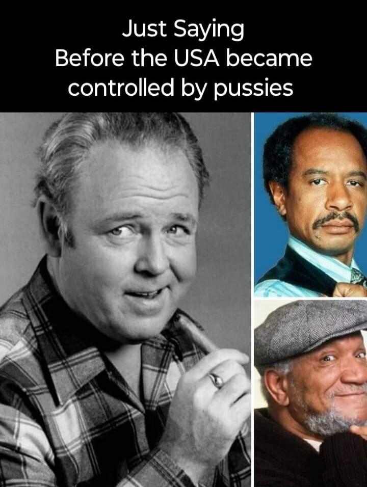 Just Saying Before the USA became controlled by pussies