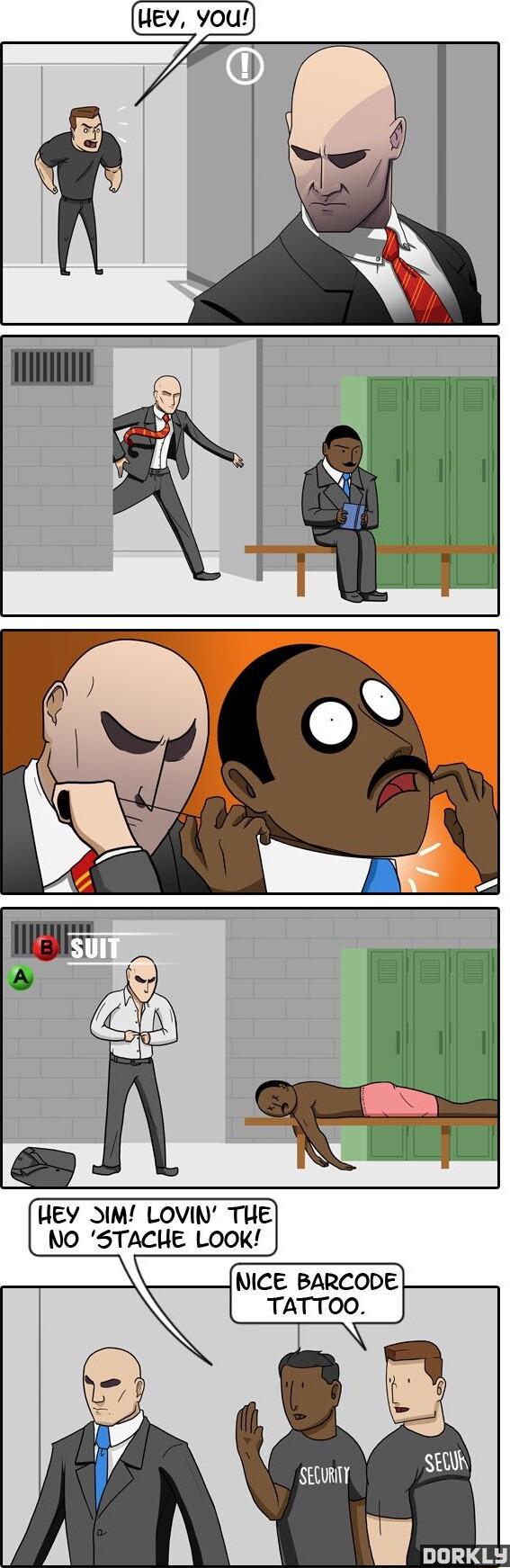 HEY you HEY JIM LOVIN TUE NO STACHE LOOK