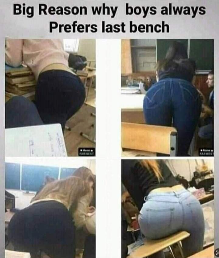 Big Reason why boys always Prefers last bench