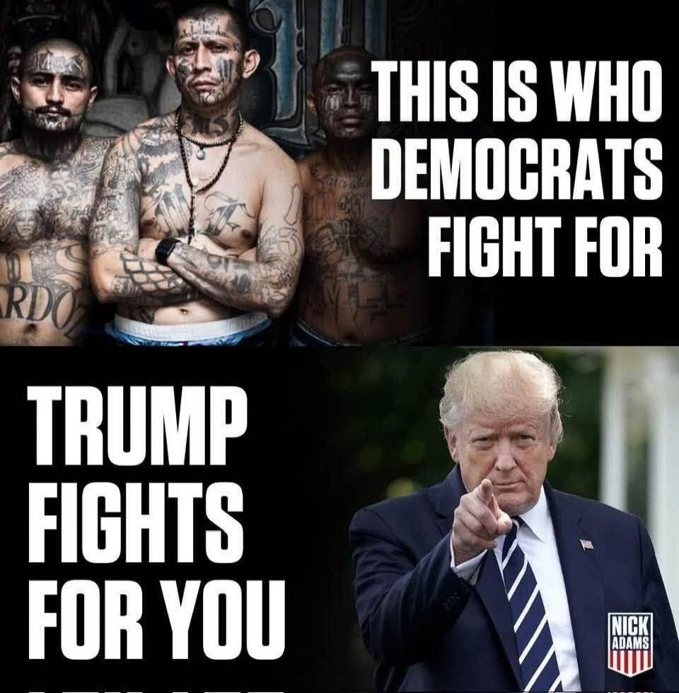 THIS IS WHO DEMOCRATS FIGHT FOR TRUMP FIGHTS FOR YOU NICK ADAMS