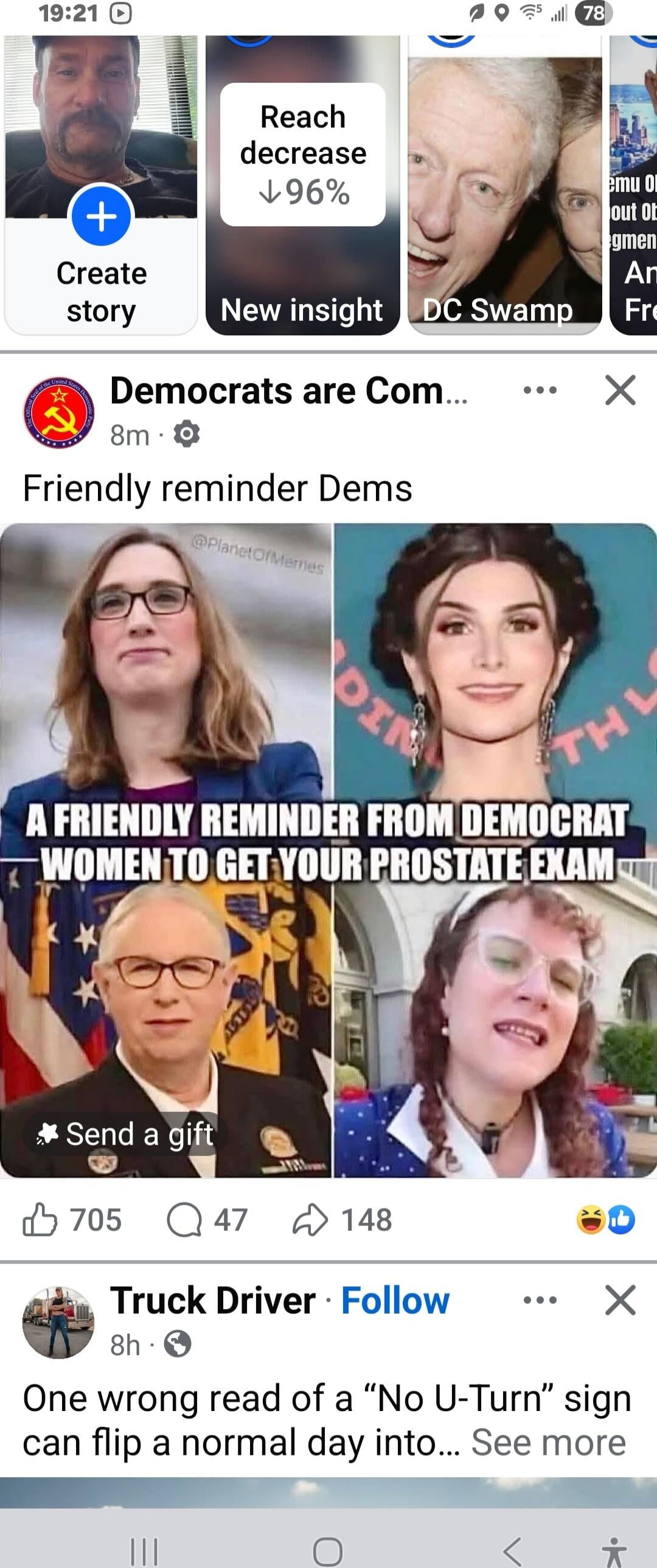 Democrats are Com... Friendly reminder Dems A FRIENDLY REMINDER FROM DEMOCRAT WOMEN TO GET YOUR PROSTATE EXAM