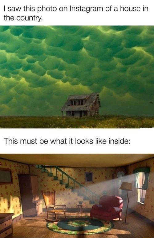saw this photo on Instagram of a house in the country TN