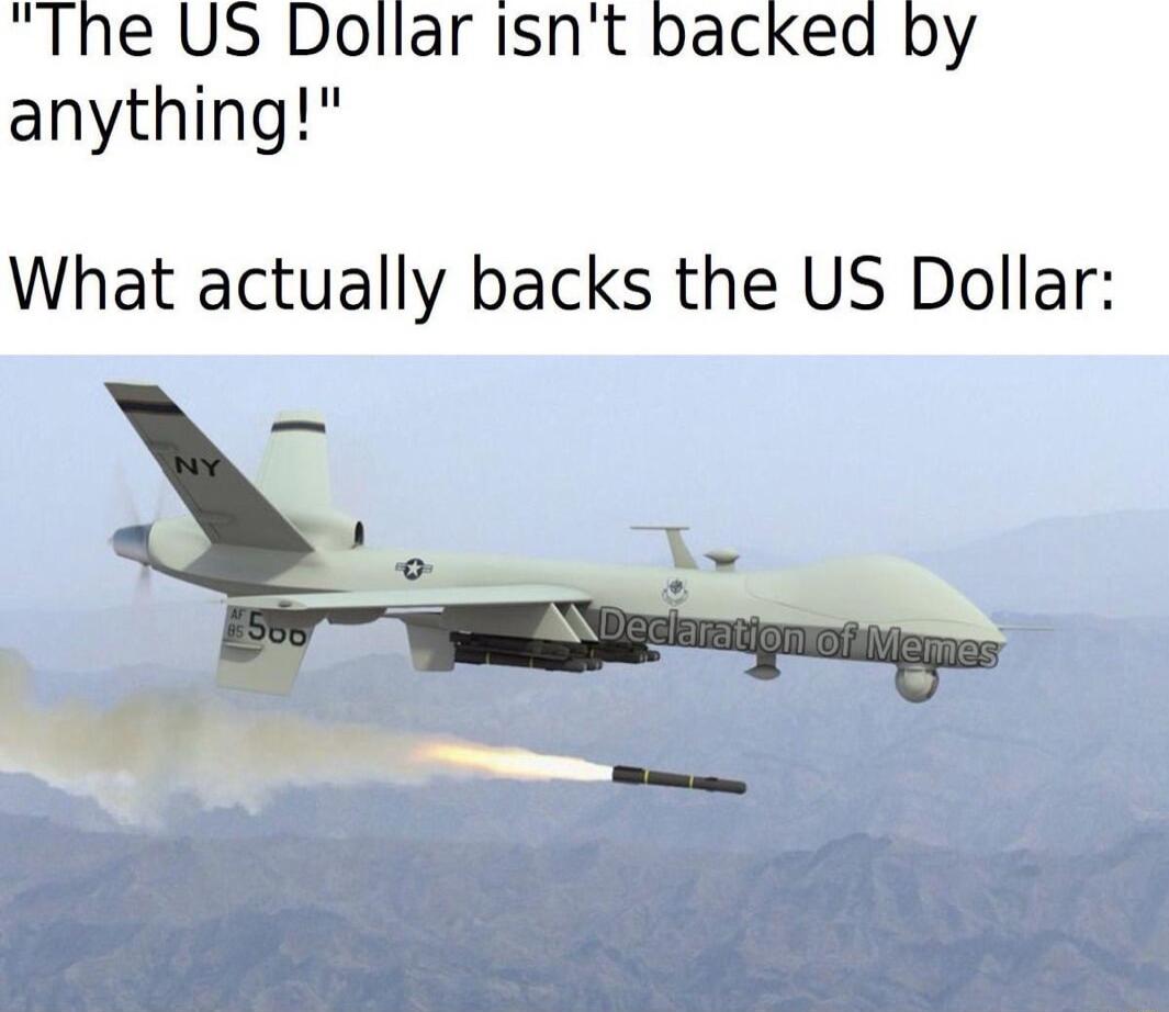 The US Dollar isnt backed by anything What actually backs the US Dollar