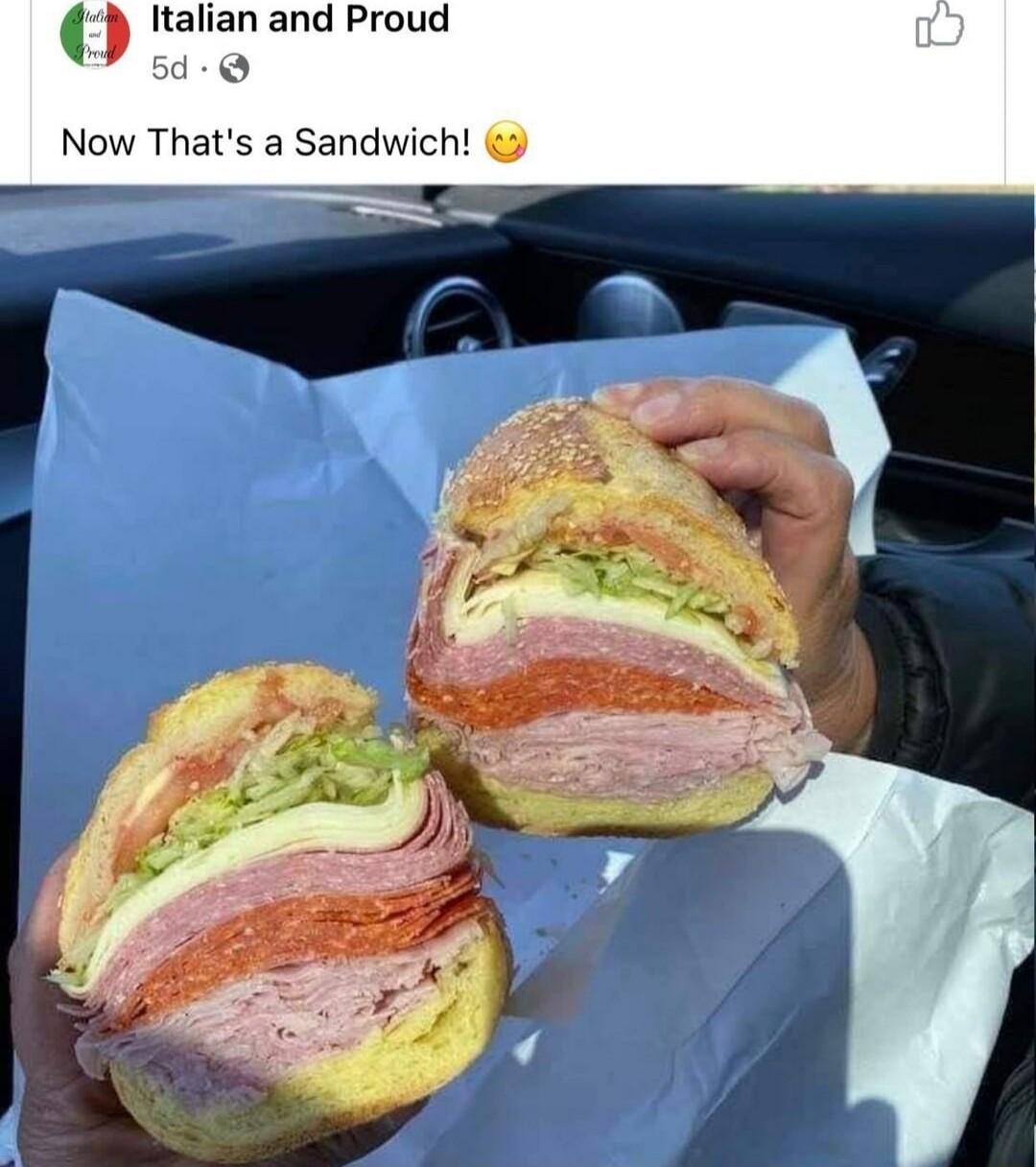 Italian and Proud 5d Now Thats a Sandwich