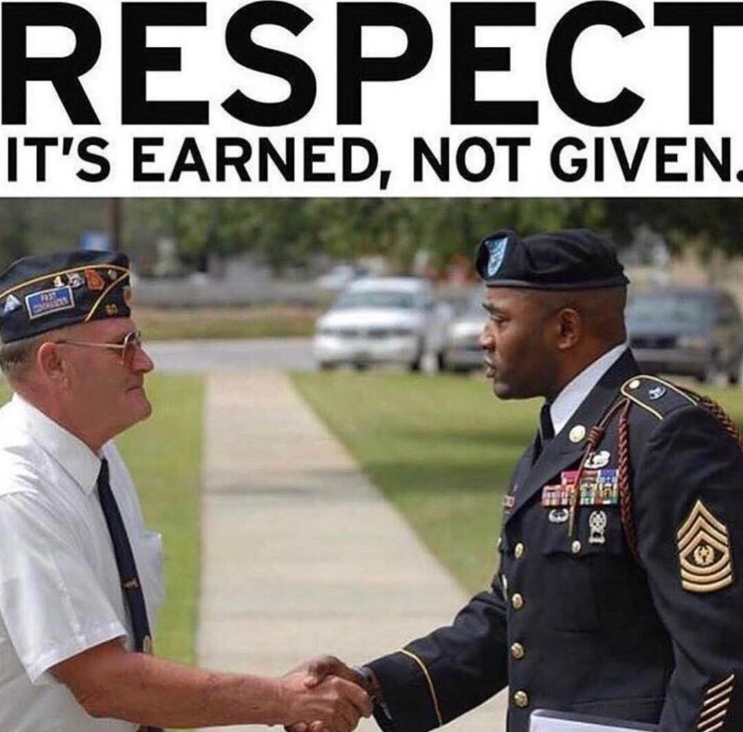 ITS EARNED NOT GIVEN