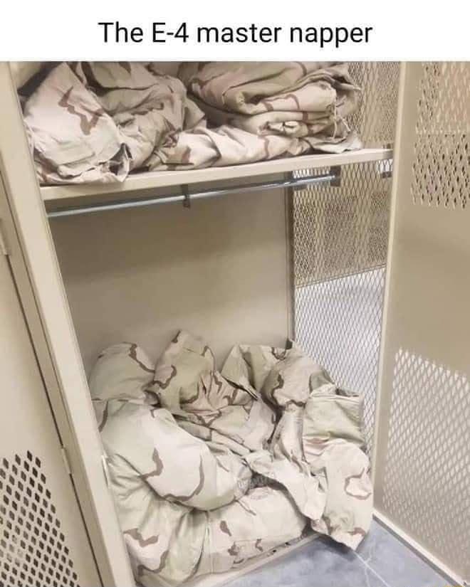 The E 4 master napper