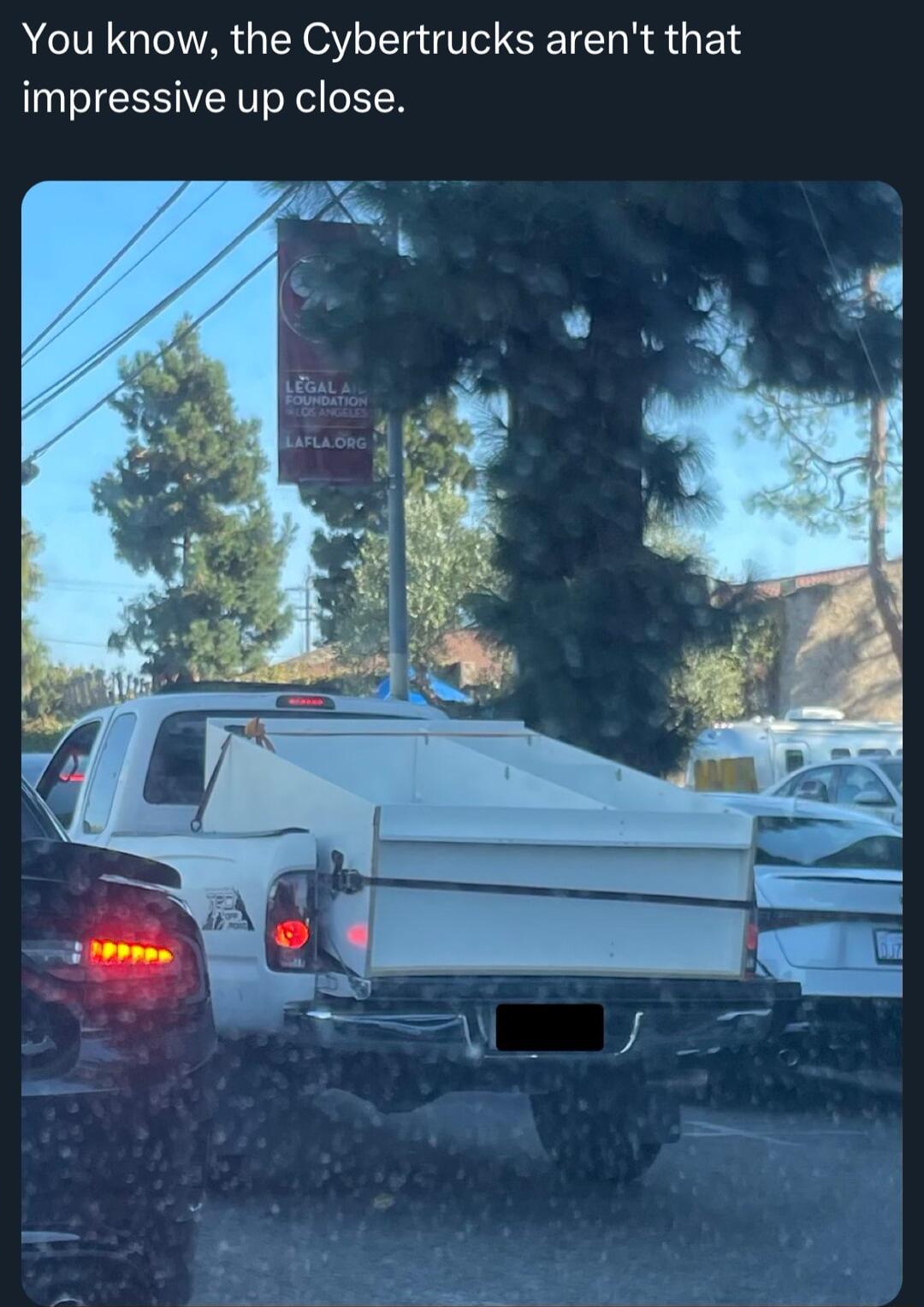 You know the Cybertrucks arent that impressive up close