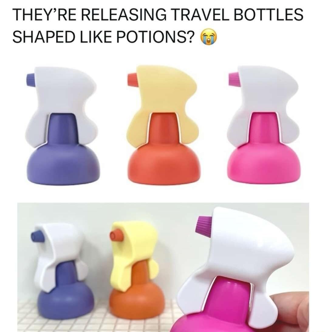 THEYRE RELEASING TRAVEL BOTTLES SHAPED LIKE POTIONS a4a