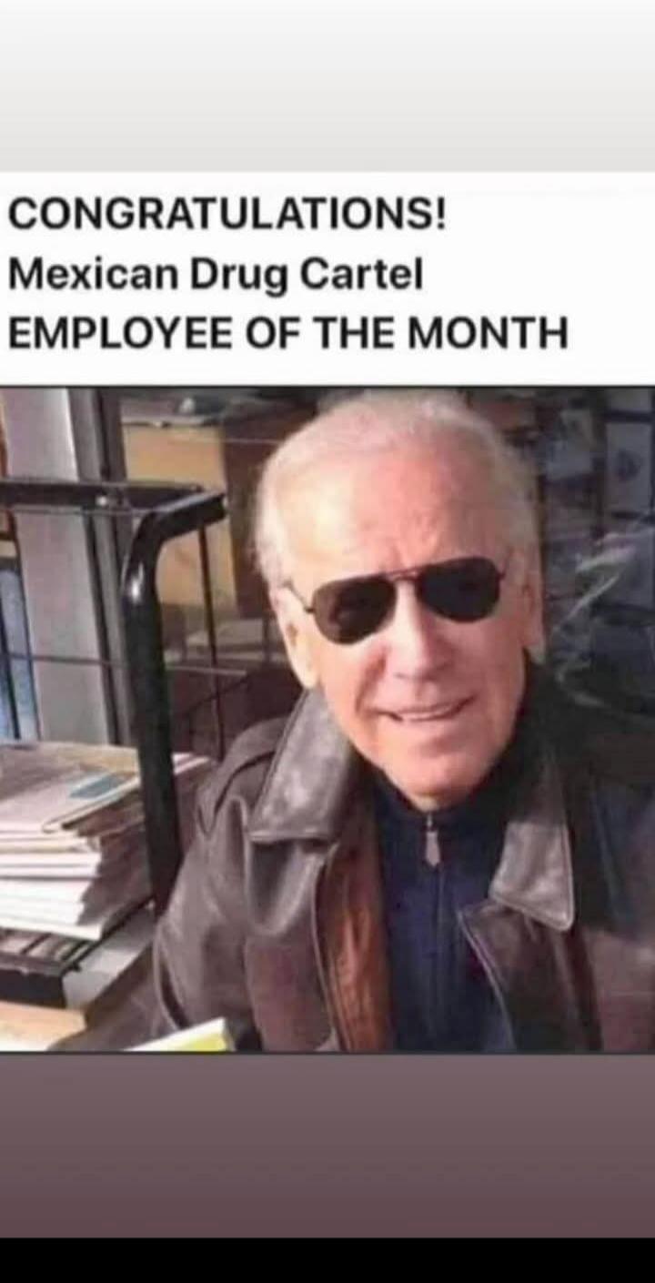 CONGRATULATIONS! Mexican Drug Cartel EMPLOYEE OF THE MONTH
