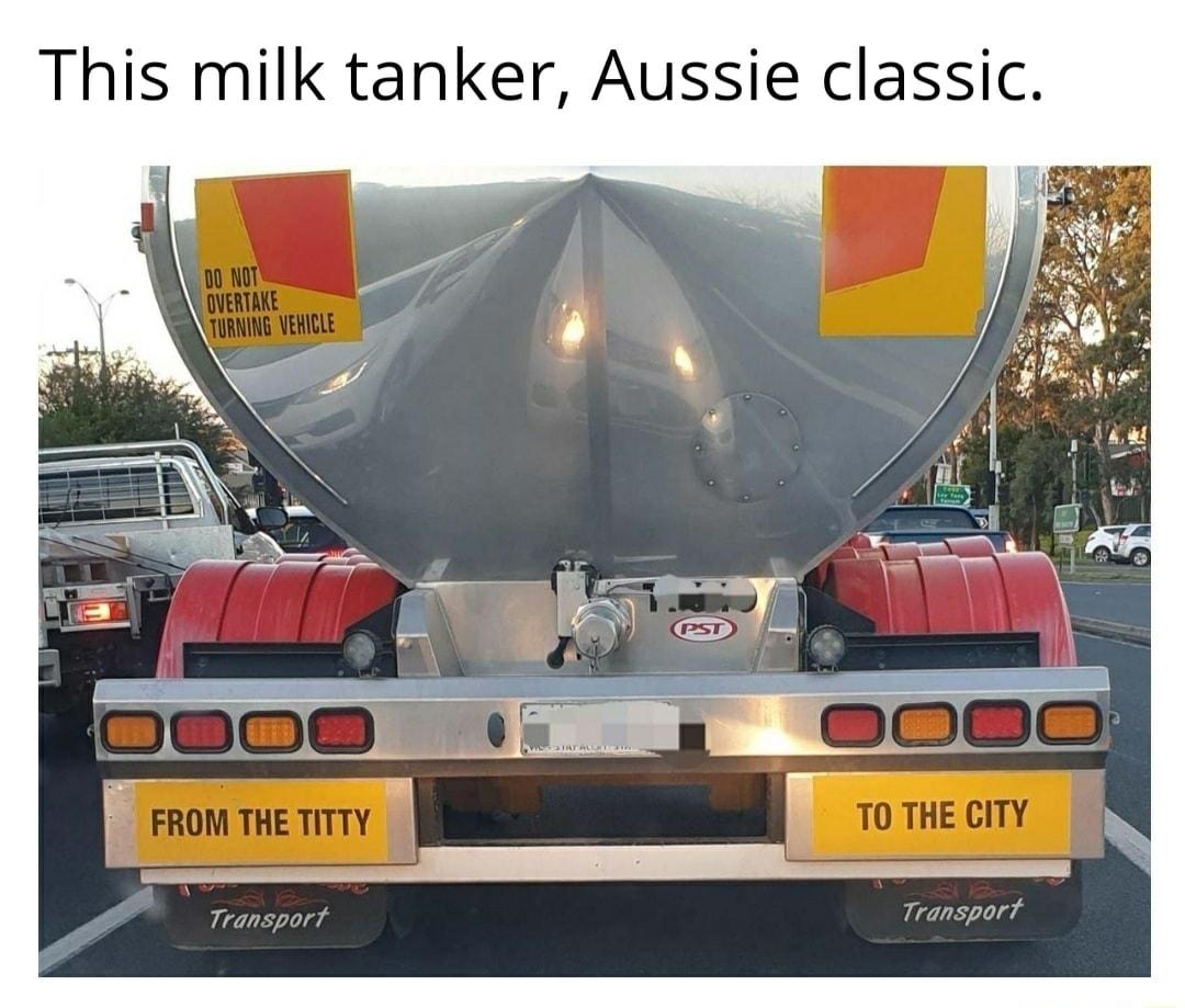 This milk tanker Aussie classic