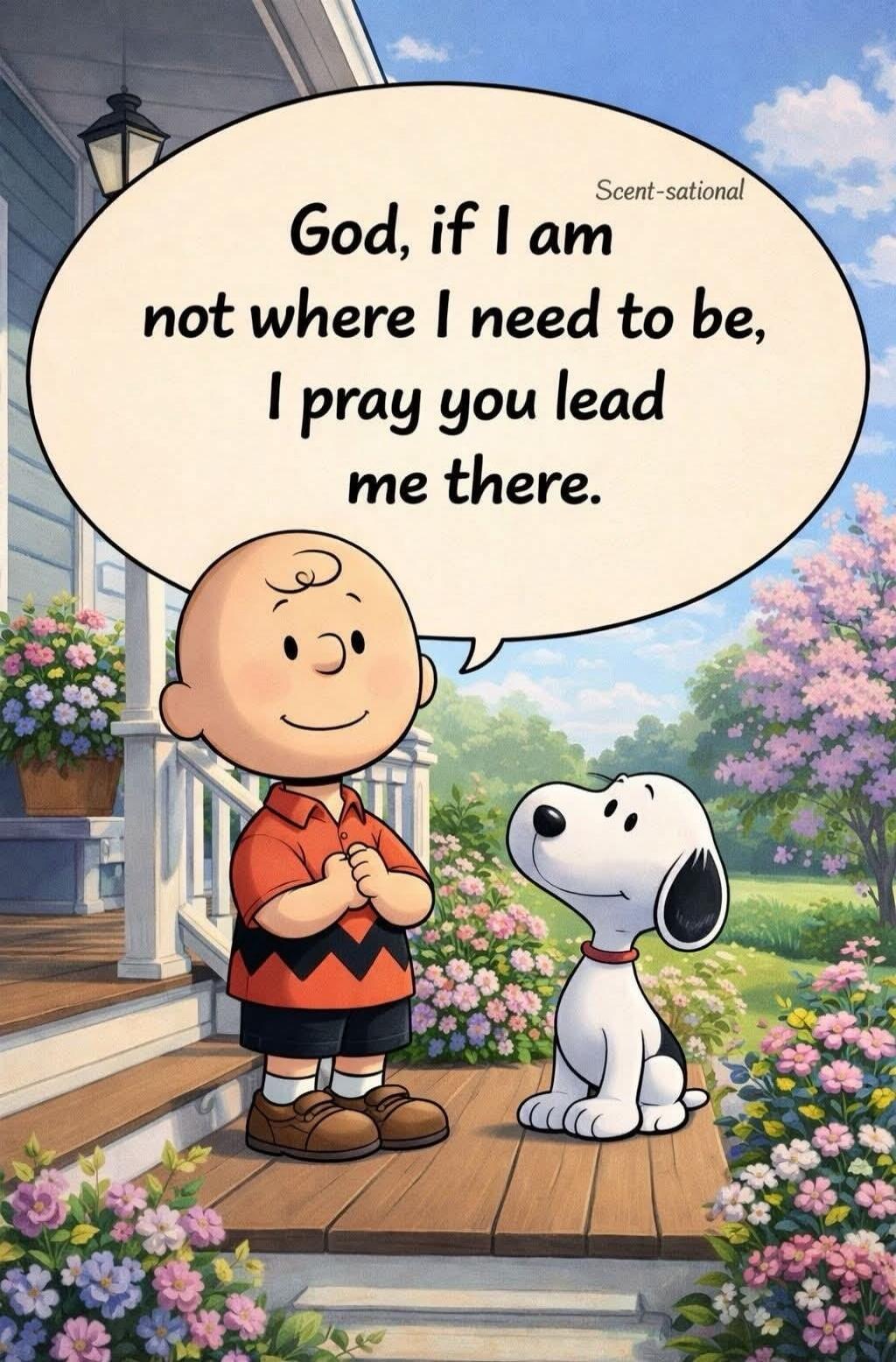God, if I am not where I need to be, I pray you lead me there. Scent-sational
