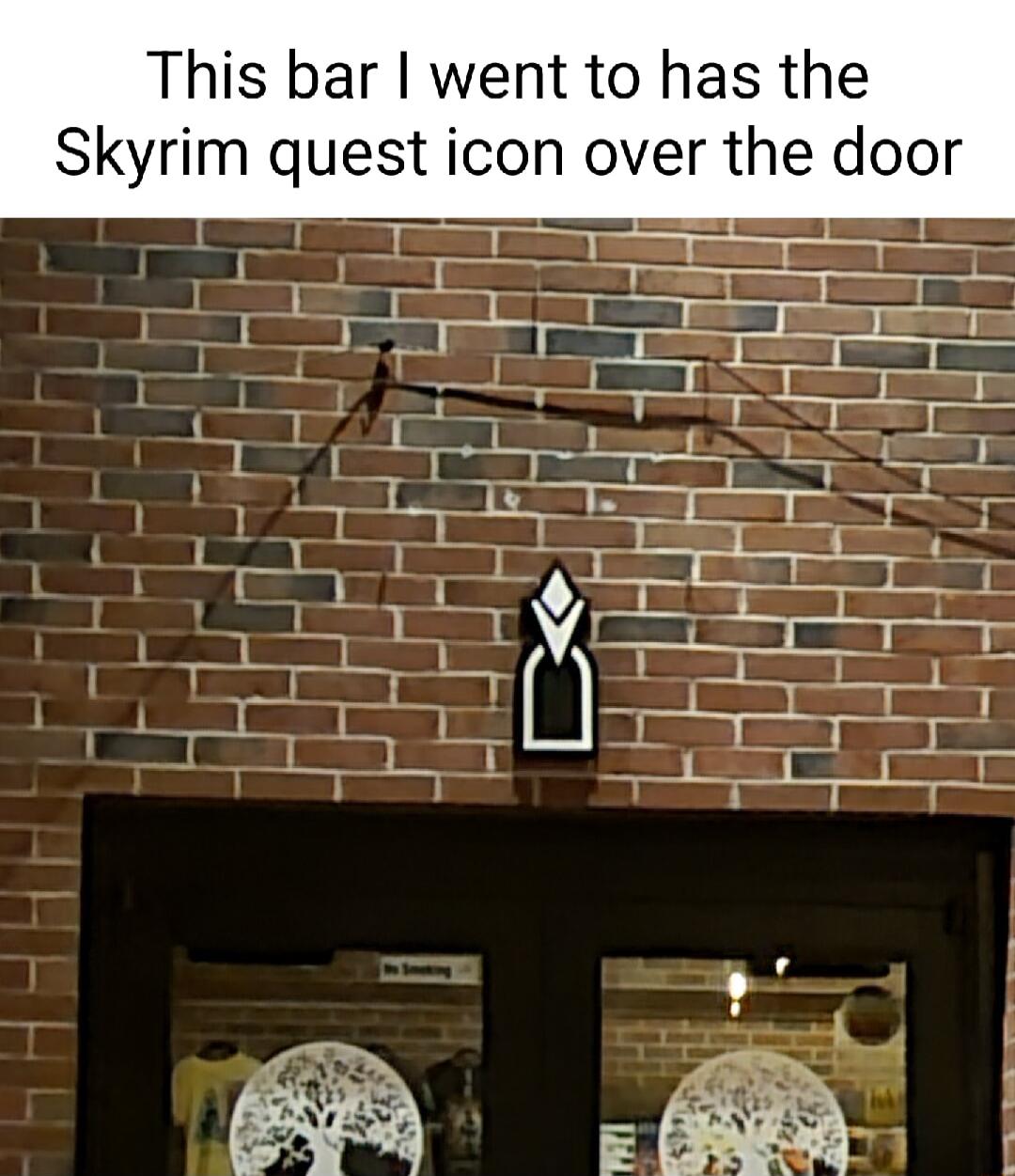 This bar went to has the ver the door