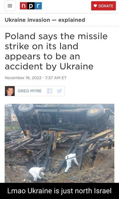 Ukraine invasion explained Poland says the missile strike on its land appears to be an accident by Ukraine November 16 2022 737 AM ET R ENURET AN T S s G S