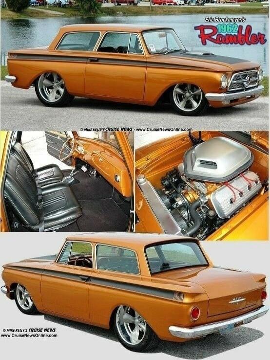 Eric Brockmeyer's 1962 Rambler. MIKE KELLY'S CRUISE NEWS. www.CruiseNewsOnline.com